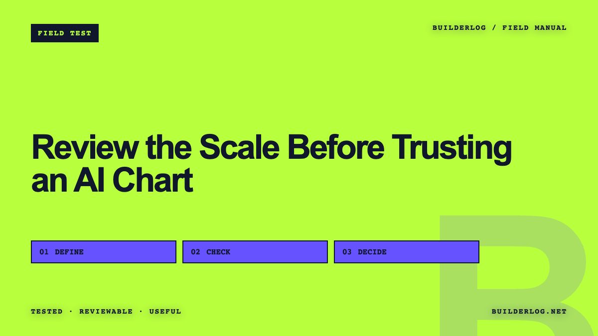 Review the Scale Before Trusting an AI Chart