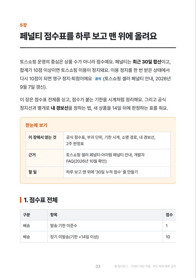본문 미리보기: 5장 점수표 운영